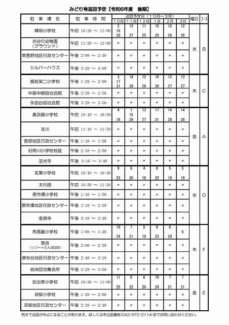 s-みどり号巡回予定表　R6後期.jpg